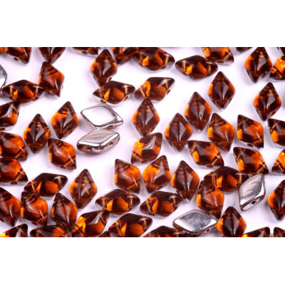 Matubo GemDuo 8x5mm Backlit Ice Amber 10230/27002 | Matubo Beads