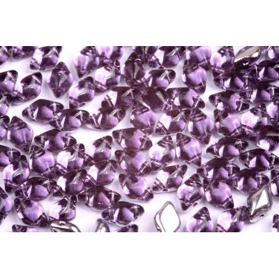 Matubo GemDuo 8x5mm Backlit Ice Violet 20500/27002 | Czech Glass