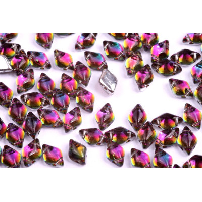 Matubo GemDuo 8x5mm Rainbow Crystal 40010/29436 | Czech Glass