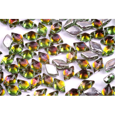 Matubo GemDuo 8x5mm Backlit Tequila 50100/28002 | Czech Glass Beads