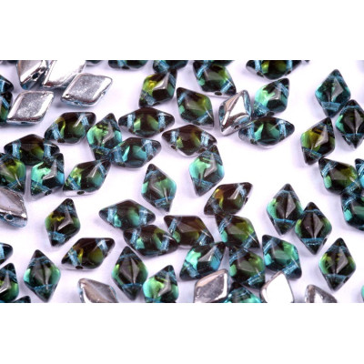 Matubo GemDuo 8x5mm Backlit Menthol 60020/26732 | Czech Glass Beads