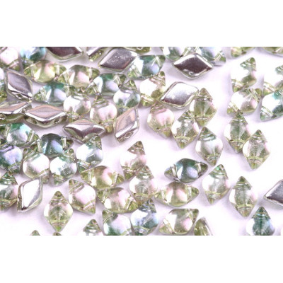 Matubo GemDuo Pink Mist 8x5mm 80130/26536 | Czech Glass Beads