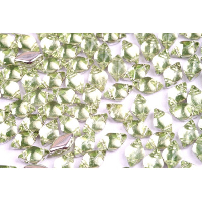 Matubo GemDuo 8x5mm Backlit Ice 80130/27002 | Czech Glass Beads