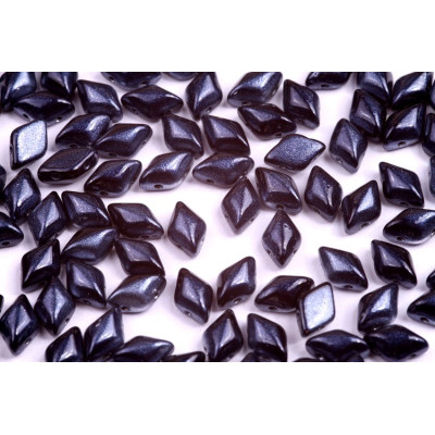 Matubo GemDuo 8x5mm Metalust Steel Blue 23980/24204 | Glass Beads