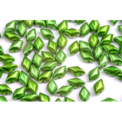 Matubo GemDuo Metalust Apple Green 23980/24205 | Czech Glass Beads