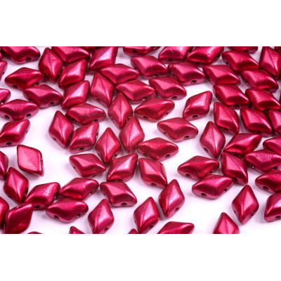 Matubo GemDuo Beads Metalust Hot Pink 23980/24207 | Czech Glass
