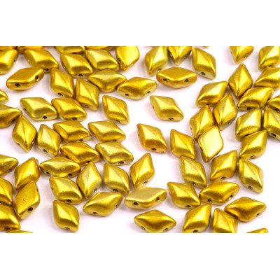 Matubo GemDuo 8x5mm Metalust Yellow Gold 23980/24208 | Czech Glass