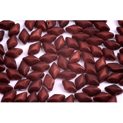 Matubo GemDuo Burnt Copper Mat 8x5mm 23980/24301 | Czech Glass