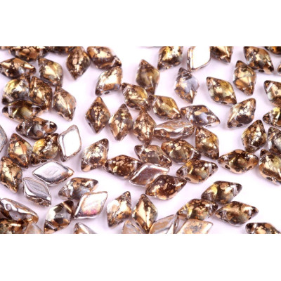 Matubo GemDuo 8x5mm Gold Splash Backlit Menthol 26732/94401