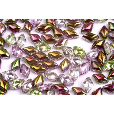 Matubo GemDuo Magic Violet Green 00030/95000 | 8x5mm Czech Glass