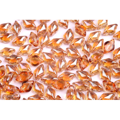 Matubo GemDuo Czech Glass Beads Crystal Celsian 00030/22501