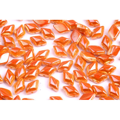 Matubo GemDuo 8x5mm Chalk Full Apricot 29123 | Czech Glass Beads