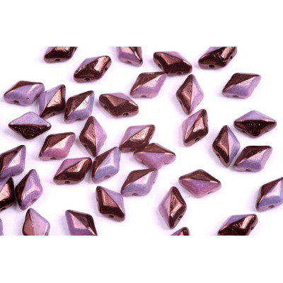Matubo GemDuo Duets 8 x 5mm Plum Lavender 15726 | Czech Glass Beads