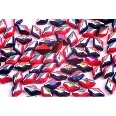 Matubo GemDuo Duets Red Black AB GD8593298-28701 | Glass Beads