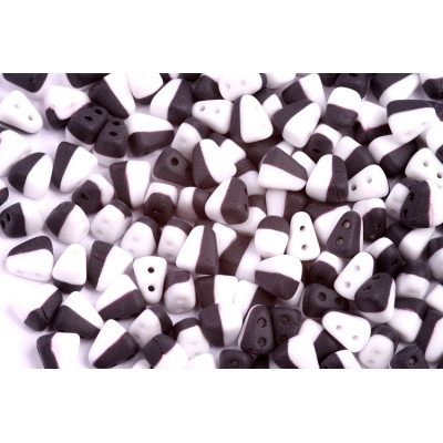 Matubo Nib-Bit Duets Black/White Matte 6x5mm NB6503849-84110