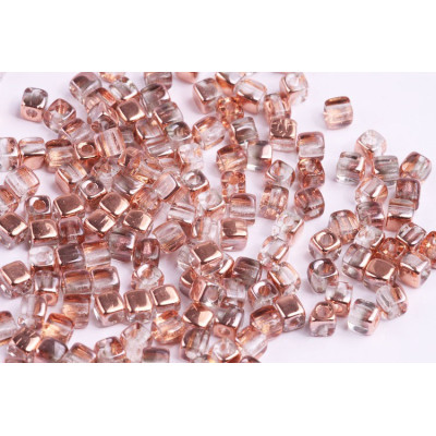 Cubix 4x4 mm N. 6 CRYSTAL CAPRI GOLD