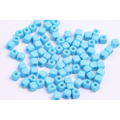 Cubix 4x4 mm N. 21 CORNFLOWER SILK MATT