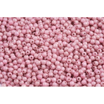 Round Beads 3mm White Alabaster Lila 02010/14494 | Rutkovsky