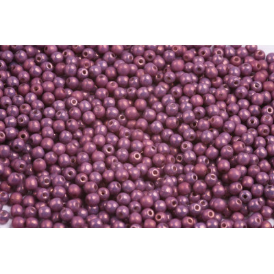 Round Beads 3mm Mauve Alabaster Vega 02010/15726 | Czech Glass