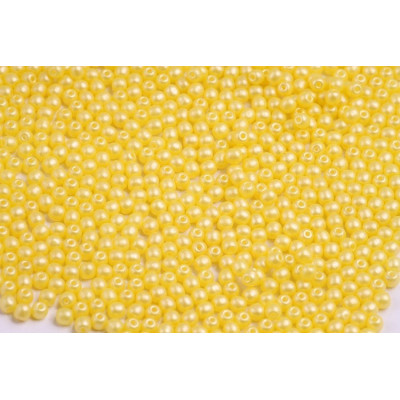 Round Beads 3mm Pearl Shine Amber 02010/24002 | Czech Glass Beads