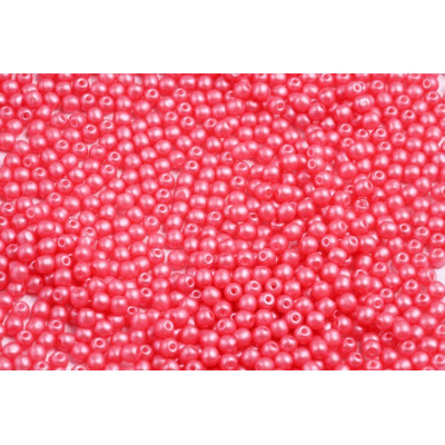 Round Beads 3mm Pearl Shine Rose 02010/24003 | Rutkovsky Glass