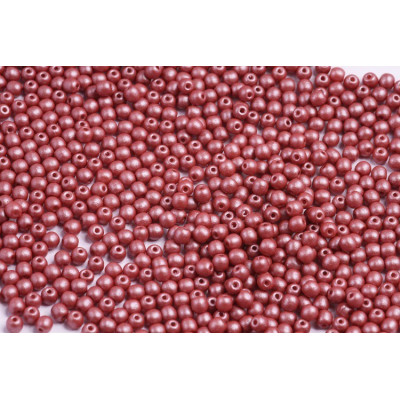 Round Beads 3mm Pearl Shine Autumn Leaf 02010/24007 | Rutkovsky