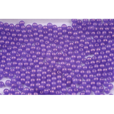 3mm Round Beads Gold Shine Medium Orchid 02010/24110 | Rutkovsky