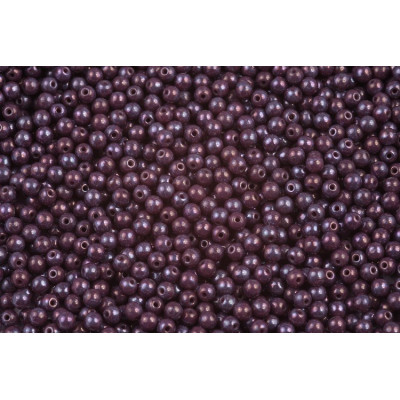 Round Beads 3mm Opaque Purple Nebula 23030/15001 | Rutkovsky