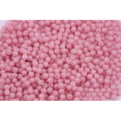 Round Beads 3mm Opaque Light Pink 73010 | Czech Glass