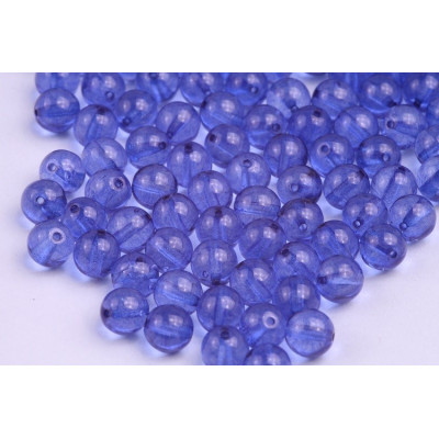 Round Beads 6mm Blue 10012 | Rutkovsky Czech Glass Beads