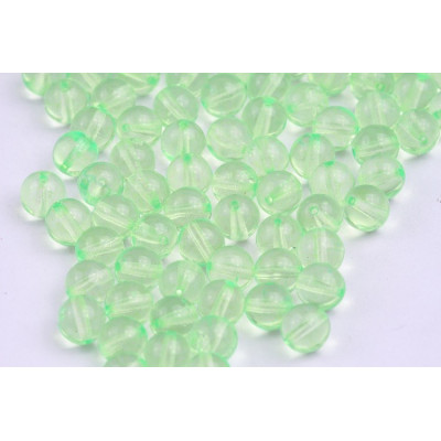 Round Beads 6mm Peridot Green 10004 | Czech Glass Rutkovsky