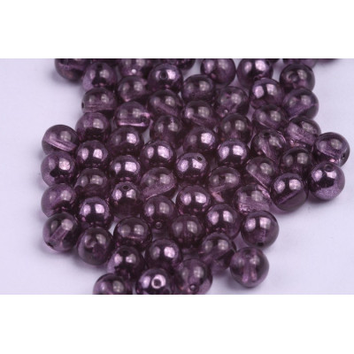 Round Beads 6mm Purple 10039 AL | Rutkovsky Czech Glass Beads