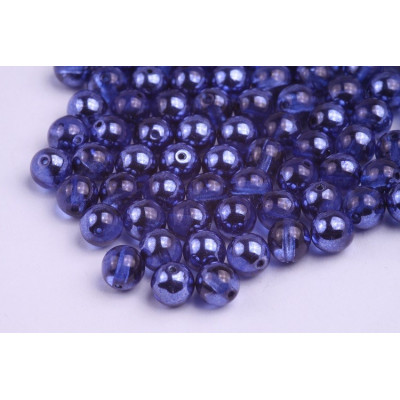 Round Beads 6mm Blue 5370 | Rutkovsky Czech Glass Beads