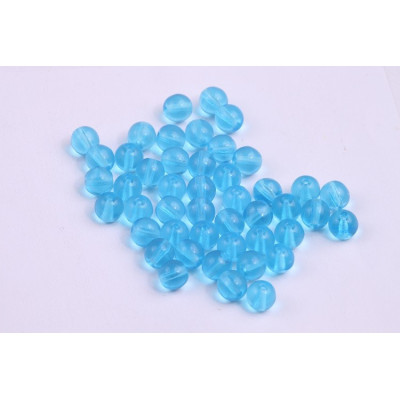 Round Beads 6mm Light Blue 354 | Rutkovsky Czech Glass Beads
