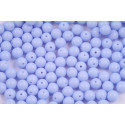 Round Beads 6mm Opaque Light Blue 33000 | Rutkovsky Czech Glass