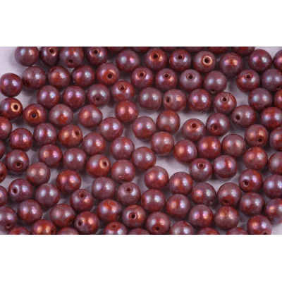 Round Beads Wine Nebula 93130/15001 6mm | Czech Glass Beads