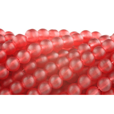 Perles rondes N. 21D Rouge