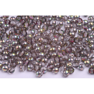 Round Beads 4mm Crystal Vitrail 00030/28136 | Czech Glass Beads