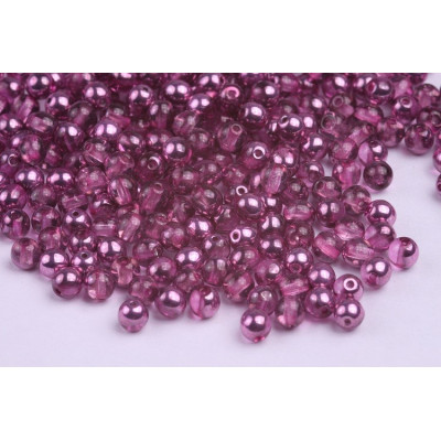 Round Beads 4mm Purple 10010 AL | Rutkovsky Czech Glass Beads