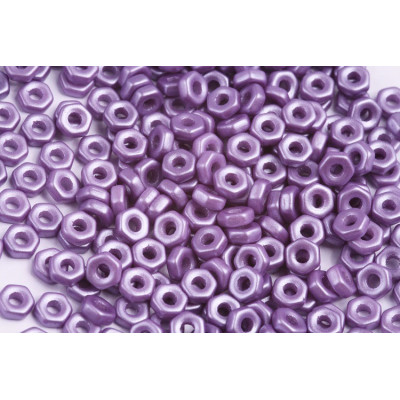 Hex Nut Beads 2x5mm Violet | Rutkovsky Czech Glass Beads