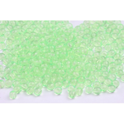 Round Beads 4mm Lime Green 10004 | Czech Glass Beads