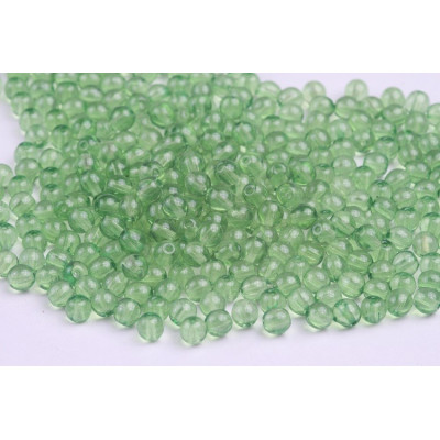 Round Beads 4mm Peridot Green 10036