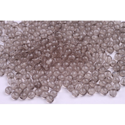 Round Beads 4mm Grey 10032 | Rutkovsky Czech Glass