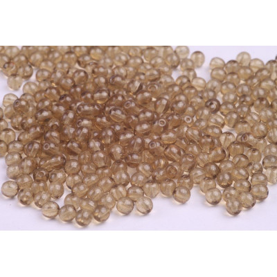 Round Beads 4mm Brown 10026 | Czech Glass Beads
