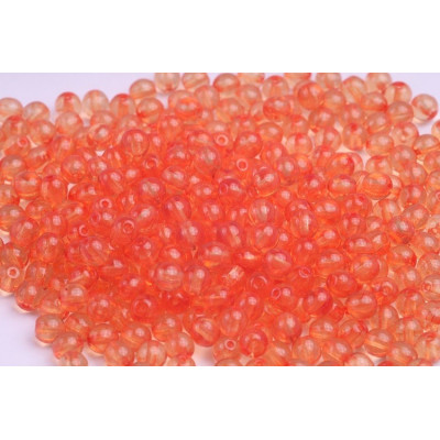 Round Beads 4mm Orange 10019 | Czech Glass Rutkovsky Beads