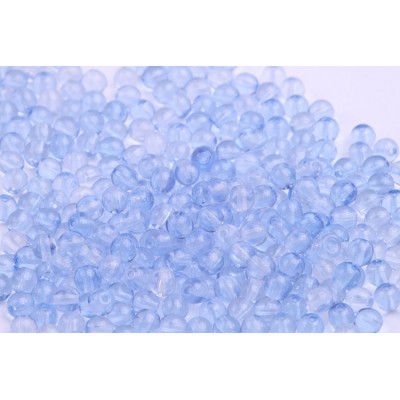 Round Beads 4mm Light Blue 10043 | Rutkovsky Glasperlen