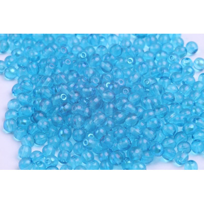 Round Beads 4mm Light Blue 10016 AB