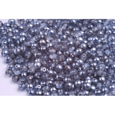 Round Beads 4mm Crystal Luster 10043