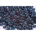 Hex Nut Beads 2x5mm Polychrome Dark Capri Blue 94109 | Rutkovsky