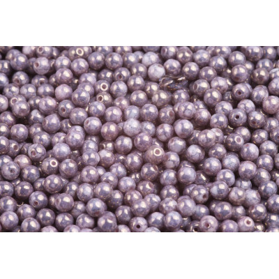 Round Beads 4mm White Teracotta Copper 02020/15435 | Rutkovsky